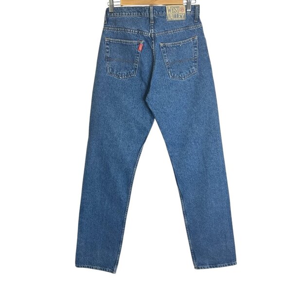 Vintage West Valley High Rise Mom Jeans‎ Sz 8 Button Fly Tapered Leg Made Italy - Picture 6 of 8